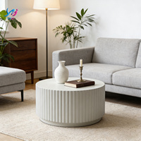 Table basse d'appoint moderne, durable et écologique GRC YMJ pour appartement, chambre et salon