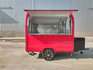 Camion alimentaire mobile entièrement équipé de Chine Chariot de rue en fibre de verre Remorques à <span class=keywords><strong>vélo</strong></span> <span class=keywords><strong>pour</strong></span> snacks Kiosque <span class=keywords><strong>pour</strong></span> hot-dogs - Product Image 3