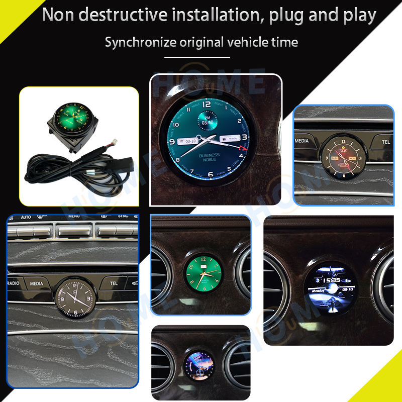 Car Clock Smart Intelligent Stopwatch for Mercedes Benz C/E/G/CLS