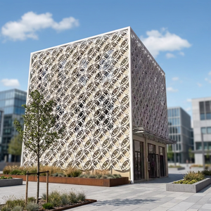 Panel de Fachada Hexagonal para Muro Cortina, Revestimiento Exterior de Edificios, Sistema de Muro Arquitectónico Moderno - Product Image 2