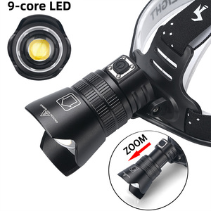 Linterna Frontal WOSEN Ultra Brillante, Recargable por USB, IP65, de Iones de Litio, 50W XHP99, para Trabajo al Aire Libre, Pesca, LED - Product Image 2