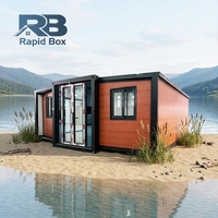 Maison préfabriquée personnalisée, maison modulaire miniature, 2, 3 ou 4 chambres, bureau, jardin, conteneur extensible avec toilettes et cuisine, Australie