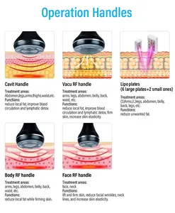 Portátil 6 en 1 Lipo eliminación de grasa S forma 30 K cavit máquina de adelgazamiento 30 K 2024z