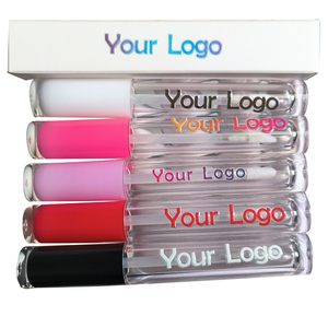 CY2 en Stock MOQ50 Logos impresos Varita grande vacía Celar <span class=keywords><strong>Liptint</strong></span> Lipgloss Contenedor Tubos 5ml Envase cosmético Tubos de brillo de labios - Product Image 2