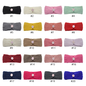 Goede Kwaliteit Hefu Kinderen Gebreide Oor Beschermer Wol Baby Haar Accessoire Met Baby Hoofdband - Product Image 2