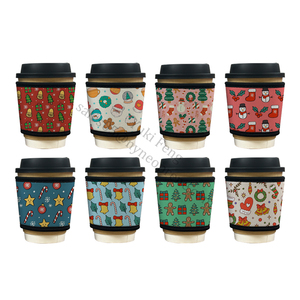 12-24oz cà phê cup tay áo chủ Neoprene 4mm coozies cup tay áo cho Hot & đồ uống lạnh - Product Image 3