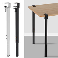 Pieds de table à pince F modernes pour bureau, bar, café, en fer et acier, télescopiques, réglables en hauteur, vente en gros