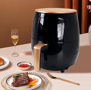 Freidora de Aire Eléctrica Digital de 1500W con Control Digital, <span class=keywords><strong>Olla</strong></span> Doble de Vidrio, Capacidad de 6.5L, Diseño Cuadrado Moderno, Cesta Individual y Termostato Ajustable - Product Image 6