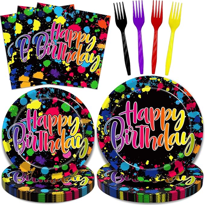 Neon Party Plates*96