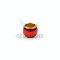 FGB rond noyau en or couleur personnalisée anneau extérieur perroquet bande de pied oiseau jambe étiquette Pigeon anneau pour Belgique USA //