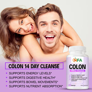 Best Sales Colon 14 Days Cleanse Capsules with Psylium Husk Powder Support Bowel Movements and Nutrient Absorption Capsules - Product Image 2