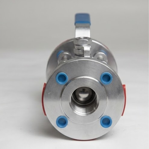 Vanne à boisseau sphérique industrielle à passage plein CF8 CF8M en acier inoxydable classe 300 à brides pour pipeline - Product Image 2