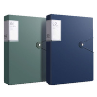 Ventes directes d'usine A4 10 20 40 60 80 100 pochettes livre d'affichage en plastique transparent pour le stockage et l'affichage de documents