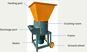 Cilindro triturador de forraje para paja, grano, pacas de heno, tallos de maíz y hierba con tamaño de partícula ajustable - Product Image 6