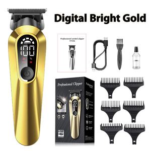 เครื่องตัด<span class=keywords><strong>ผม</strong></span><span class=keywords><strong>ไฟ</strong></span>ฟ้าแบบใช้พลังงานจาก USB พร้อมหน้าจอดิจิตอล มัลติฟังก์ชั่น สำหรับร้านเสริมสวย ใช้ได้กับผู้ชาย ใบมีดสแตนเลส สำหรับใช้ในบ้านและโรงแรม - Product Image 6