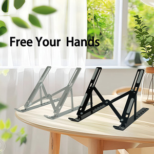2025 Mới Đến 7-Cấp Có Thể Gập Lại Máy Tính Xách Tay Đứng 15.6-Inch Tối Đa Ergonomic Máy Tính Xách Tay Chủ Riser Nhôm Thoải Mái Góc - Product Image 2