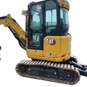 รถขุดขนาดเล็ก Caterpillar 303.5 มือสอง น้ำหนัก 3.5 ตัน เครื่องยนต์ EPA รุ่นปี 2016 กำลัง 25 กิโลวัตต์ บุ้งกี๋ขนาด 0.2 ลูกบาศก์เมตร พร้อมบริการตรวจสอบด้วยวิดีโอ - Product Image 1