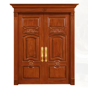 new design solid wood knotty alder security front doors for houses modern