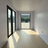 Maison conteneur extensible directement de l'usine 20ft/40ft, pliable, préfabriquée, portable, modulaire, villa, hôtel de villégiature, hébergement temporaire
