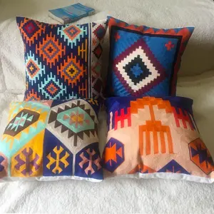 Stile indiano cuscino del sedile di copertura della cassa del cuscino kilim turco kilim copertura del cuscino per la decorazione
