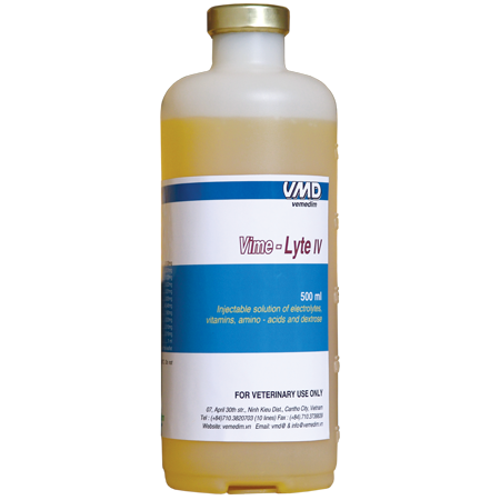 Vietnam GMP certified Multivitamin injection for Pet, Dog , Cat, Vime Lyte IV