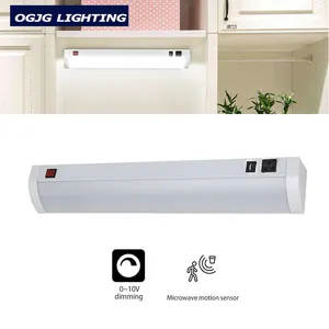 OGJG 1ft 2ft 3ft 4ft 5ft 10w 15w 20w 25w Led hareket sensörlü ışık Led dolap ışığı mutfak duvara monte Led dolap altı ışığı