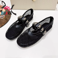 Sabots et mules décontractés pour femmes 2025 – Chaussures plates d'été respirantes avec sangles ajustables