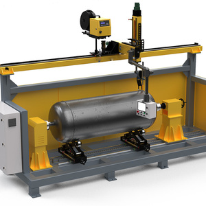 Nouvelle machine de soudage automatique à faible profil avec grue, ensemble d'accessoires pour cylindres à usage industriel intensif, contrôle PLC tactile 300-1800mm - Product Image 2