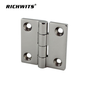 RICHWITS Stainless Steel Square Hinge 316 Marine <b>Yacht</b> RV Hardware - Product Image 1