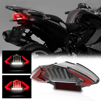Pièces et accessoires de moto Feux arrière de moto Feux arrière à LED avec indicateur pour Bmw F650 Dakar F800