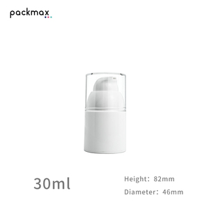 Stocky PP Airless Pump <b>Bottles</b> 30-100ml – Refillable Empty for Serum, Lotion & Sunscreen - Product Image 2