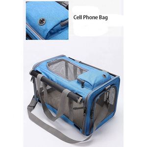 Airline Approved Soft-Sided Breathable Pet Travel Tote Small Dog Cat Carrier <b>Bag</b> With Shoulder Strap and <b>Sleeping</b> Pad - Product Image 4
