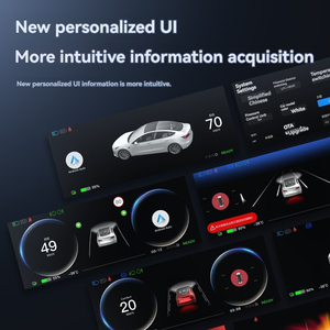 Affichage tête haute du tableau de bord des instruments de 8.9 pouces pour <span class=keywords><strong>Tesla</strong></span> Model <span class=keywords><strong>3</strong></span> Highland <span class=keywords><strong>HUD</strong></span> Screen Support Carplay avec lumière ambiante - Product Image 6
