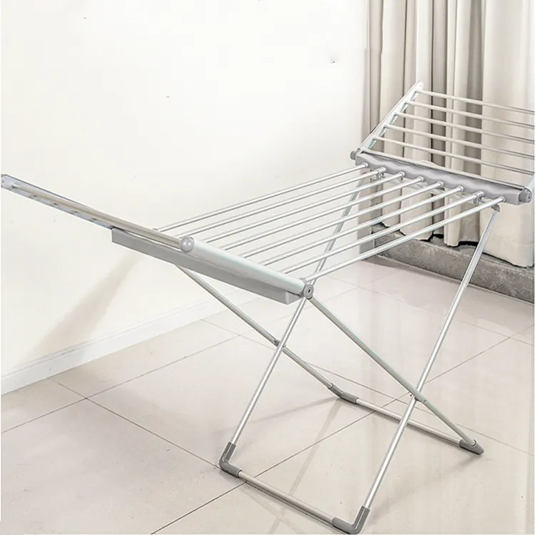 Doz - Airer elétrico aquecido dobrável, secador de roupa, rack de secagem