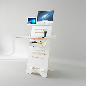 <span class=keywords><strong>Table</strong></span> d'ordinateur vertical, 1 pièce, meuble de haute qualité, avec espace de rangement - Product Image 6