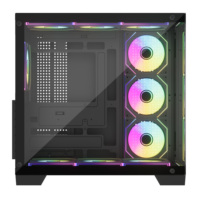 Boîtier PC classique avec vue sur la mer, compatible carte mère ATX, supporte l'installation de composants à l'arrière
