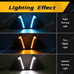 Usine directe voiture accessoire avant LED conduite lampe DRL feux diurnes pour Ford Focus 2012-2014 clignotant lumière du <span class=keywords><strong>jour</strong></span> - Product Image 3