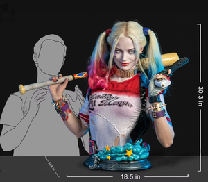 Disponibile 1/1 Statuetta Sexy in Resina di <span class=keywords><strong>Harley</strong></span> <span class=keywords><strong>Quinn</strong></span>, Scultura Anime DC Suicide Squad per Decorazione Casa - Product Image 1