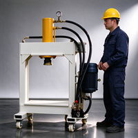 Presse hydraulique à double colonne LSF-B30T de 30 tonnes, presse d'atelier électrique pour le pressage des roulements et le redressage des métaux