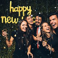 Vente en gros de ballons en feuille d'aluminium argentés et dorés de 21 pouces, kit pour la fête du Nouvel An, décorations pour la fête du Nouvel An