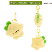 Nouveau style, pendentif en peluche personnalisé mignon, ornements en forme de citron, porte-clés en peluche personnalisé, breloque de sac en peluche, cadeaux promotionnels