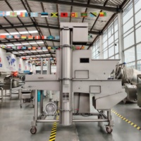 Machine à paner la viande commerciale automatique pour poulet, poisson, crevettes – Équipement de panification pour farine et pâte à œufs pour la production alimentaire industrielle