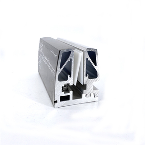 玻璃阳台栏杆用无框玻璃栏杆铝<span class=keywords><strong>U</strong></span>形通道 - Product Image 4
