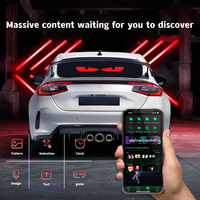 Pantalla LED para la Parte Trasera del Automóvil LOY, Letrero LED con Ojos de Diablo Desplazables, Flexible para el Parabrisas de Camiones de Diferentes Tamaños