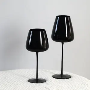 <span class=keywords><strong>Verre</strong></span> à <span class=keywords><strong>vin</strong></span> moderne durable de 250 ml, soufflé à la main, noir et rouge, de luxe haut de gamme, sans plomb, en gros, populaire - Product Image 5