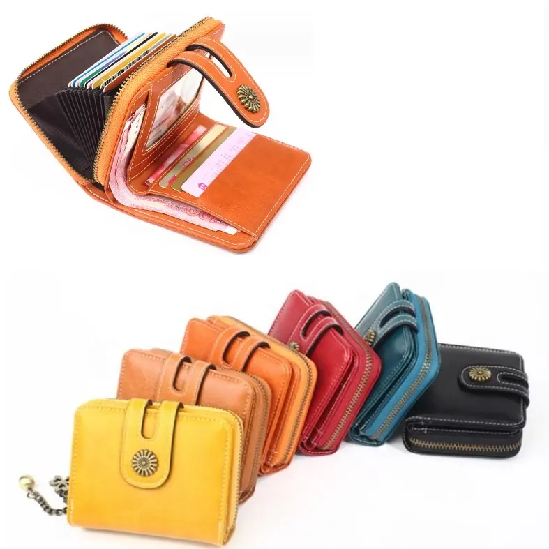FSW117 wallets for women canada leather wallets on sale Women PU Leather Wallet Zipper Around Ladies Travel Coin Purse