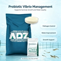 Supplément inhibiteur de Vibrio pour l'aquaculture, réduit les Vibrio nocifs, améliore le taux de survie aquatique pour les crevettes, crabes, anguilles et tortues