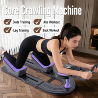 Appareil d'entraînement abdominal multifonction pour la maison, machine d'exercice de rampe, entraîneur abdominal pour entraînement complet du corps, idéal pour la gym à domicile et le fitness