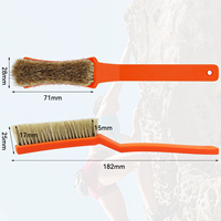 Brosse de nettoyage pour blocs d'escalade en plastique One Stone, poils de sanglier, Mug PT-18005-OG, Good Partner
