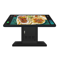 Table à écran tactile intelligent de 55 pouces table de restaurant de jeu de café interactive avec nfc